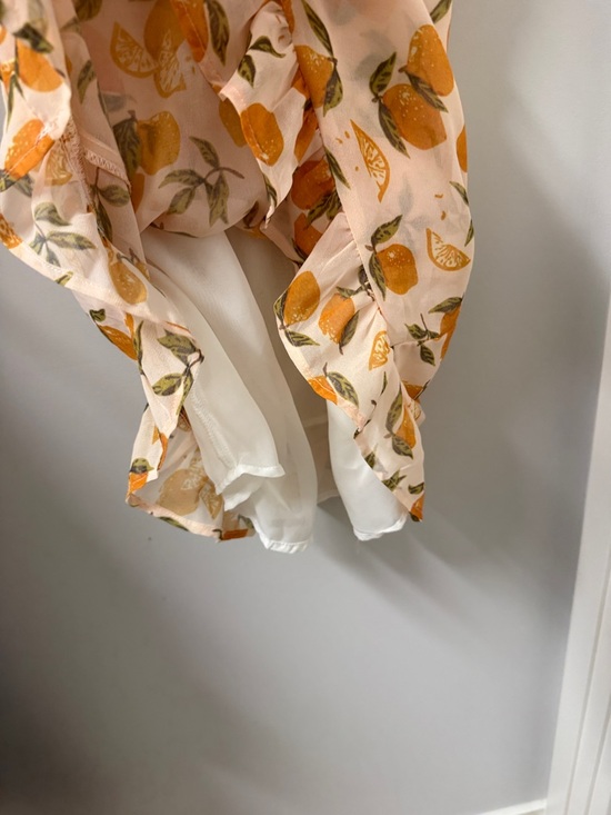 o.p.t. Lemon Print Ruffle Mini Dress - Picture 5 of 6